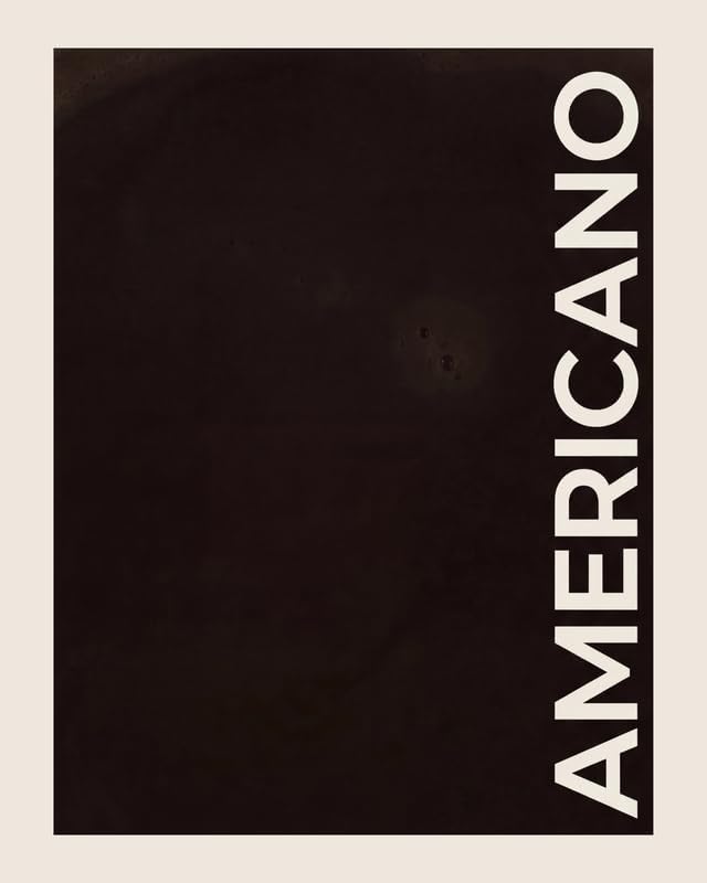 Lawrence Williams Designs Americano Coffee Poster by LawrenceWilliamsDesigns