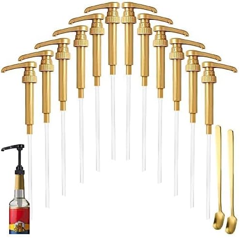 12 Pcs Syrup Pumps Dispenser, Compatible - Image 2