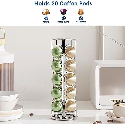 20 Vertuo Pods Coffee Pod Holder Compatible - Image 2