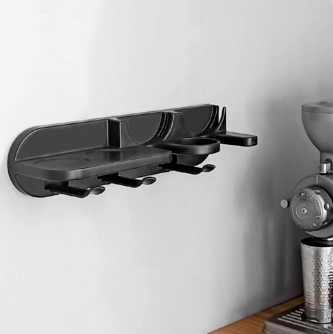 Space Saving Coffee Bar Shelf, 58mm Portafilter Holder Wall Mount Coffee - Image 9
