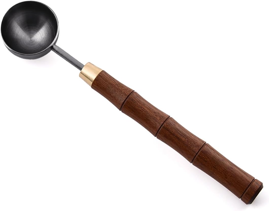 Rosewood Handle Coffee Scoops – Exquisite and Portable Stainless Steel Spoon by GonzoneCoffeeLab