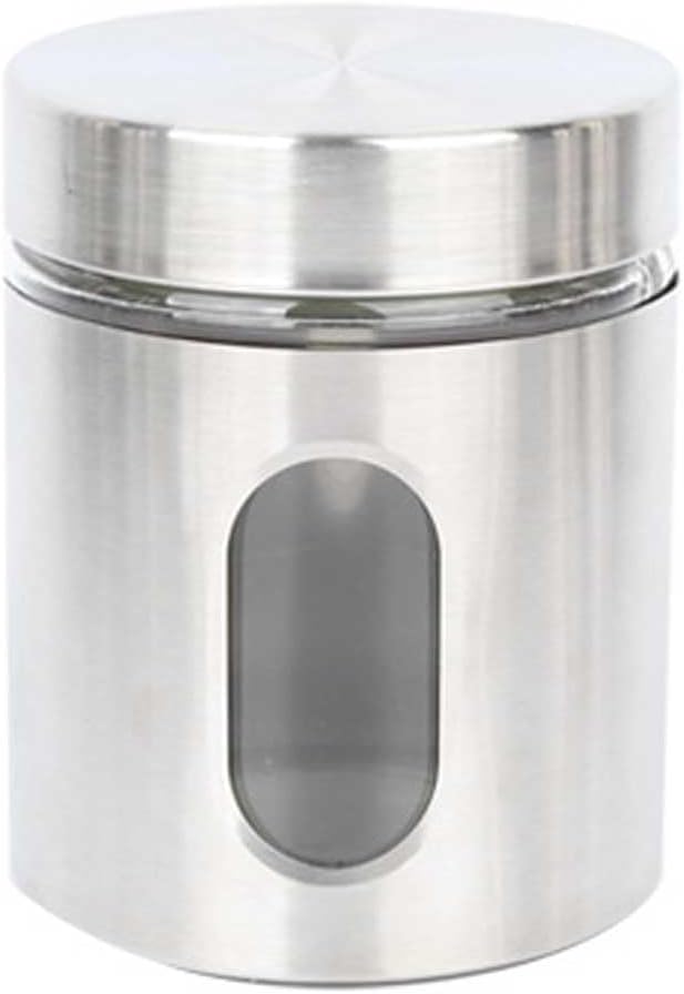 Teensery Stainless Steel Container Food Storage Jar Sealed Coffee Can Kitchen by Teensery