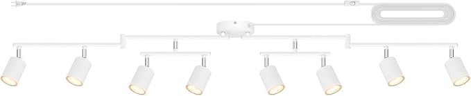 Plug in Track Lighting LED, Track Lighting Fixtures Ceiling, Plug in Wall Light by Bricosmocon-DecorYourHome
