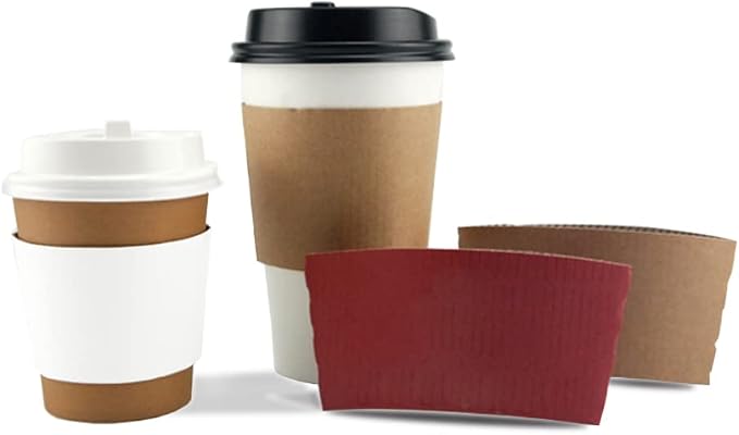 EchoDone 8 oz Disposable Coffee Cup Sleeves - Image 5