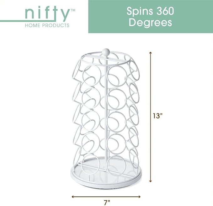 Nifty Solutions Keurig Coffee Pod Holder Carousel 360 Degree Spinning Organizer - Image 4
