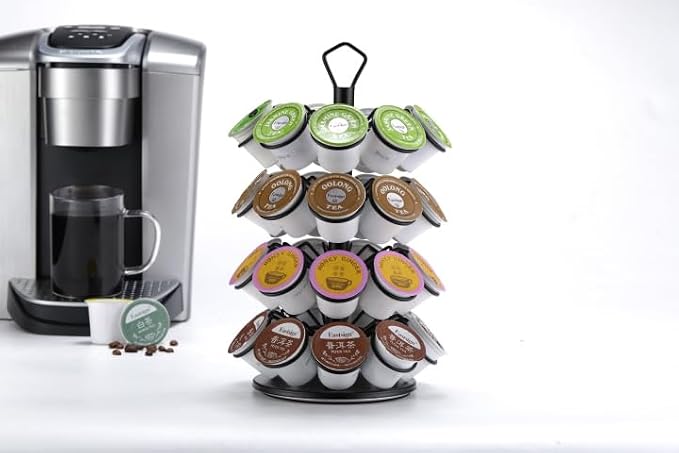 K-Cup Storage Coffee Capsules Pod Holder Carousel Capsule Display Storage by Ricerat