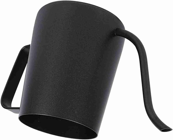 Qinlorgo Stainless Steel Coffee Pot, 250ml 350ml Black Pour Over Coffee Kettle - Image 8