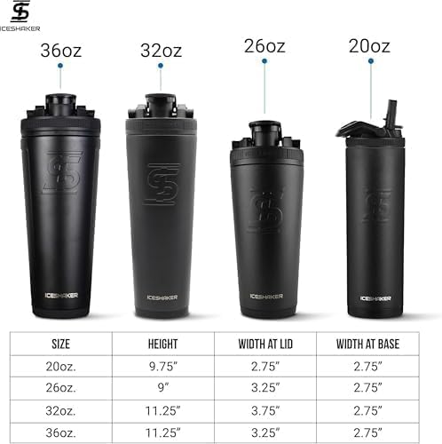 Ice Shaker Stainless Steel Shaker Bottle | 26oz - Image 7