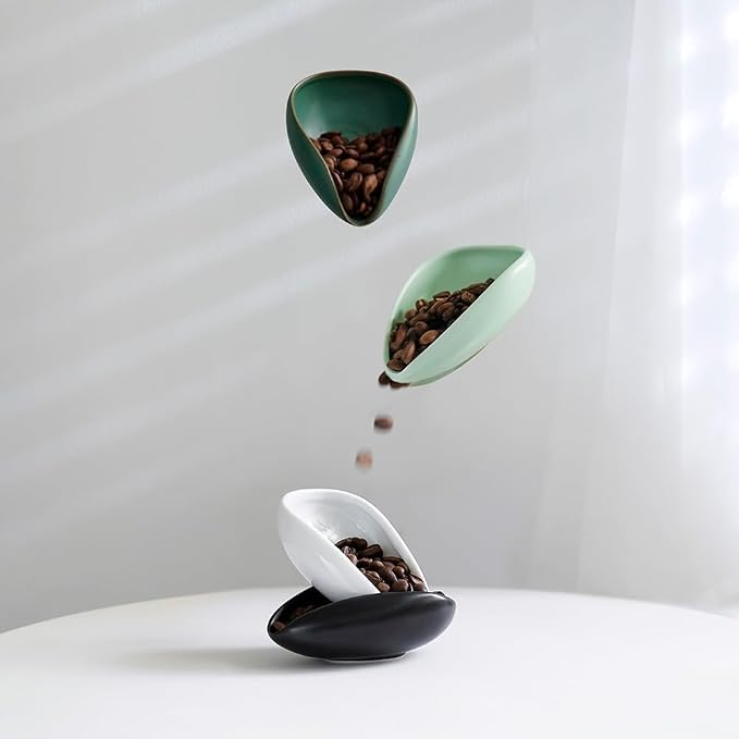 watchget Ceramic Coffee Dosing Cup & Tea Storage Tray, Single Dose Measuring - Image 5