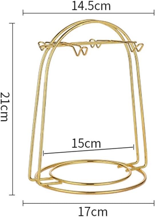 Tea Cup and Saucer Display Stand Holder Rack Metal Cup Saucer Holder Tea Cup - Image 3