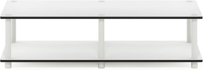 Furinno JUST TV Stand, 2-Tier Wide Entertainment Center - Image 3