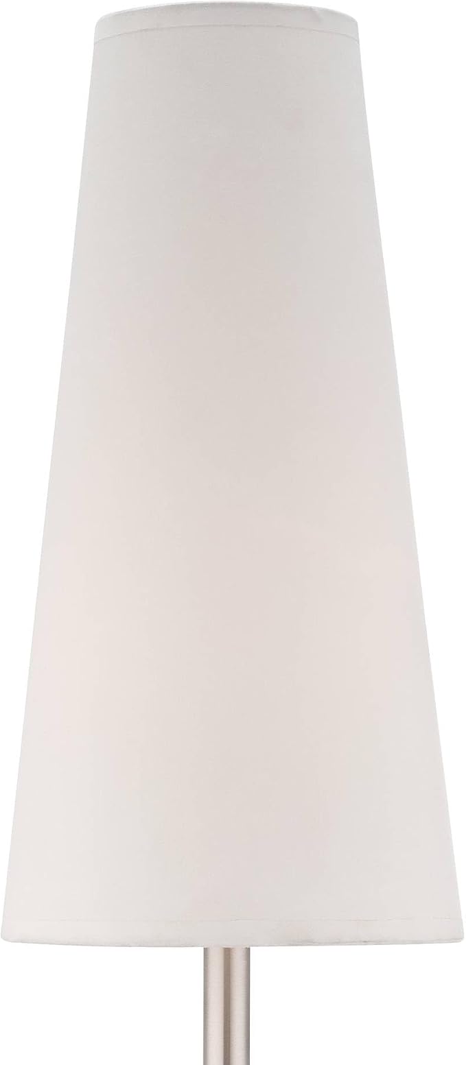 360 Lighting Snippet Modern Buffet Table Lamp 26" Tall Skinny Brushed Nickel - Image 3