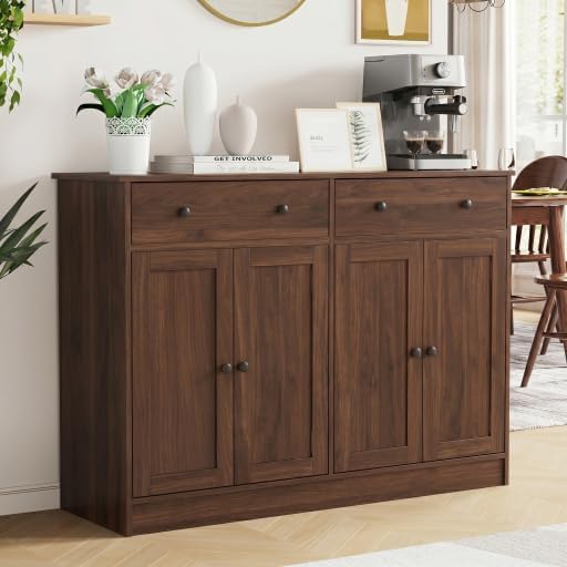 holzart 49" Brown Buffet Cabinet by holzart