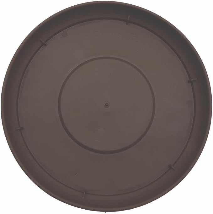 The HC Companies 7 Inch Round Marina Plastic Plant Saucer - Image 2
