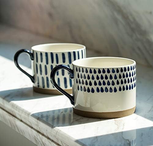Koja 16 oz. Elegant Hand Painted Decorative Large Porcelain Ceramic Mug Set. 4 - Image 7