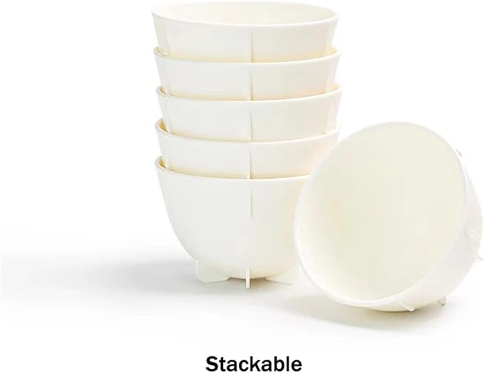 200ml/7oz Coffee Cupping Measuring Bowls, Stackable PP Material, Anti-Fall - Image 3