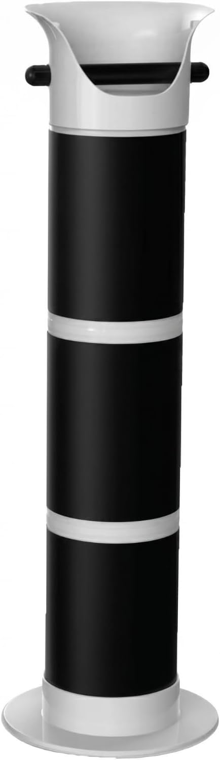 Coffee Grounds Disposal Box Cylindrical Espresso Portafilter Cleaner Vertical by Unknown
