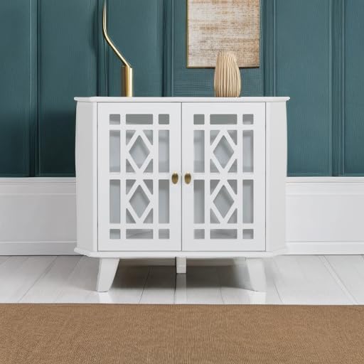 Scurrty Small Corner Table, Free-Standing Shelf Stand Storage Organizer - Image 5