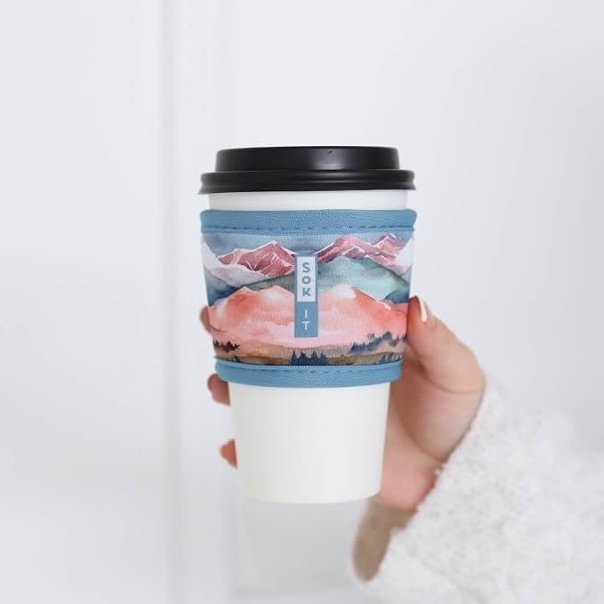 Sok It HotSok Coffee & Tea Reusable Insulated Neoprene Cup Sleeve - Image 2