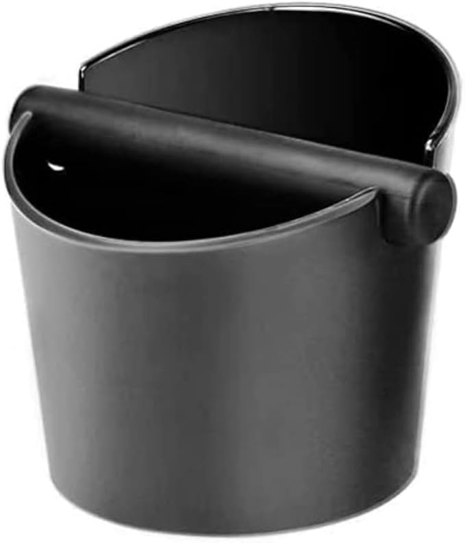 VIA CREMA Stainless Steel Espresso Knock Box Coffee Grounds Container Non-Slip by ViaCrema