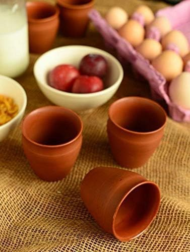 kullad chai Cup Mitti Clay Kulhad Kullad Cups Coffee Mug, Chai Tea Cup. Colour: - Image 4