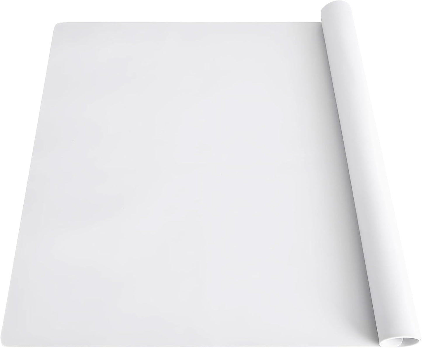 2MM Thick Silicone Countertop Mat, 23.6"x 15.7"(60cmx40cm), Silicone Mats for Kitchen Counter, Nonslip Heat Resistant Mat, Large Kitchen Counter Mats, Waterproof Countertop Protector, Semitransparent