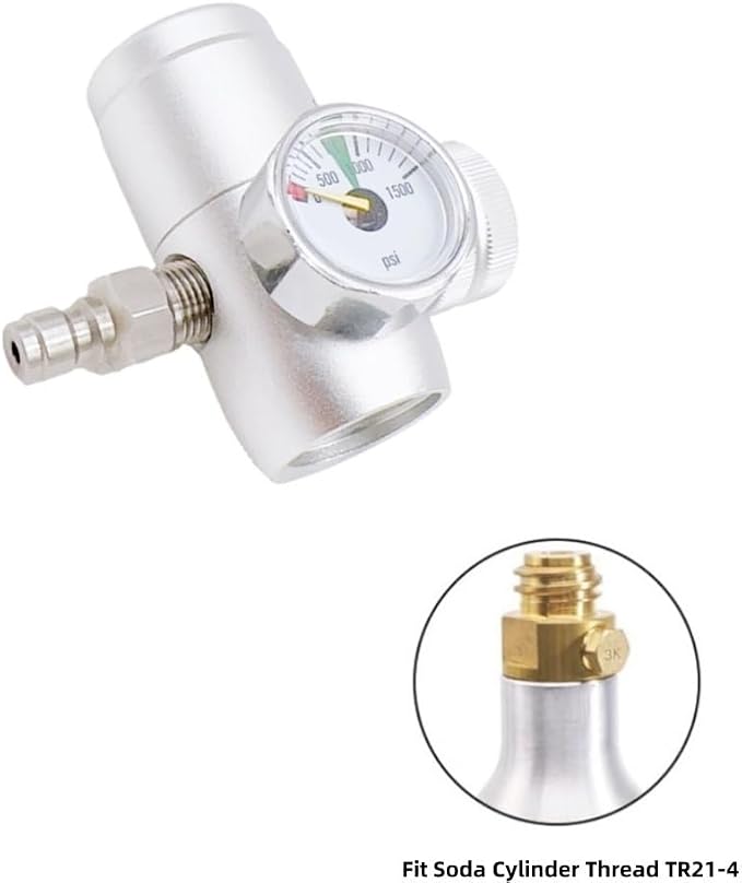 CO2 Tr21-4 Regulator For Homebrew Beer Aquariums Coffee Machines Beauty Devices - Image 2