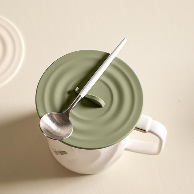 3pcs Silicone Cup Covers Mug Lid Outdoor Drink Cover Cups Dust Cover Hot Cup - Image 3