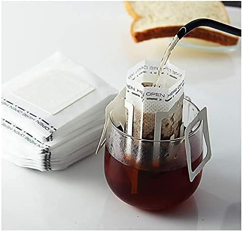 50Pcs Portable Coffee Filter Paper Bag Hanging Ear Drip Coffee Bag Single Serve - Image 5