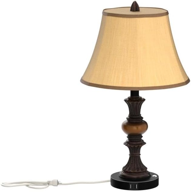 Touch Control Traditional Table Lamp Set of 2, Vintage Bedside Lamps - Image 4