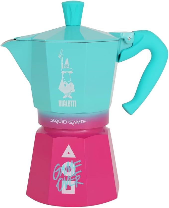 Bialetti Moka Express Squid Game©: Iconic Stovetop Espresso Maker, Moka Pot - Image 5