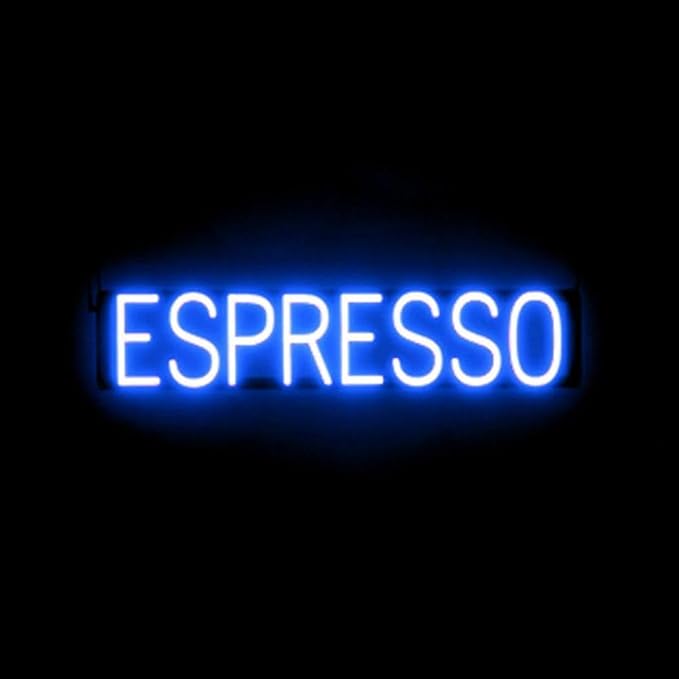 SpellBrite ESPRESSO Sign | Coffee Drink-Related Sign by SpellBrite