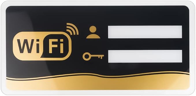 WiFi Password Sign by Fosinz