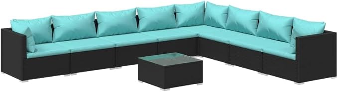 9-Piece Outdoor Garden Lounge Set by Unknown
