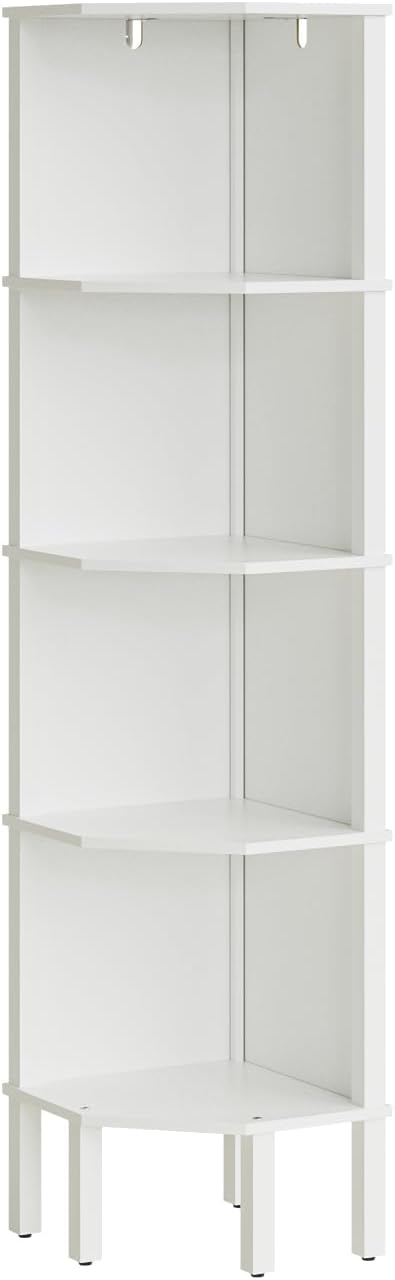 Corner Shelf, 5 Tier Corner Bookshelf, Display Corner Shelf Stand - Image 9