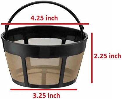GOLDTONE Reusable 8-12 Cup Basket Coffee Filter fits Hamilton Beach Coffee - Image 2