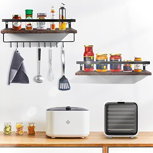Uten Floating Shelves, Wall Shelves Set of 2, Wall Mounted - Image 8