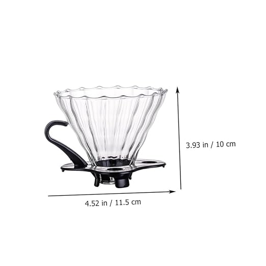 Cabilock 1set Portable Manual Coffee Strainer Funnel - Image 2