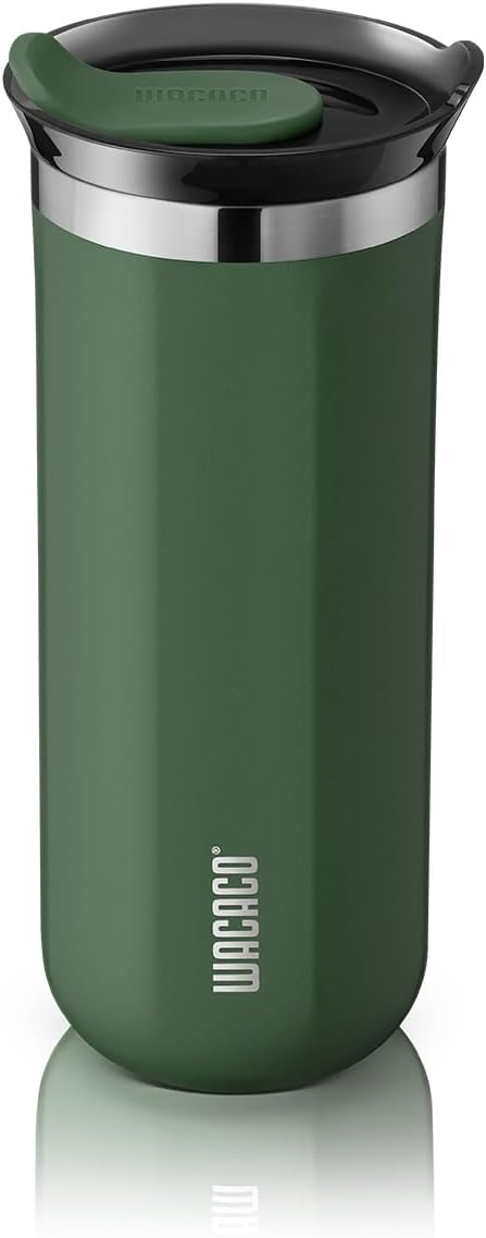 WACACO Octaroma Grande Vacuum Insulated Coffee Mug, 15 fl oz, Double-wall by WACACO