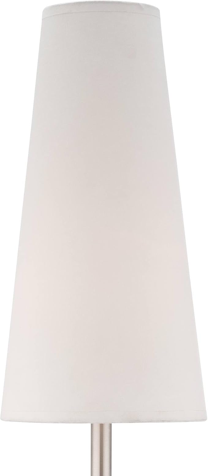 360 Lighting Snippet 26" High Modern Accent Table Lamps Set of 2 Silver Brushed - Image 2