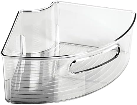 mDesign Plastic Lazy Susan Cabinet Storage Bin by mDesign