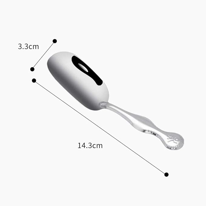 4 Pcs Stainless Steel Small Tea Scoops Spoon - Image 2