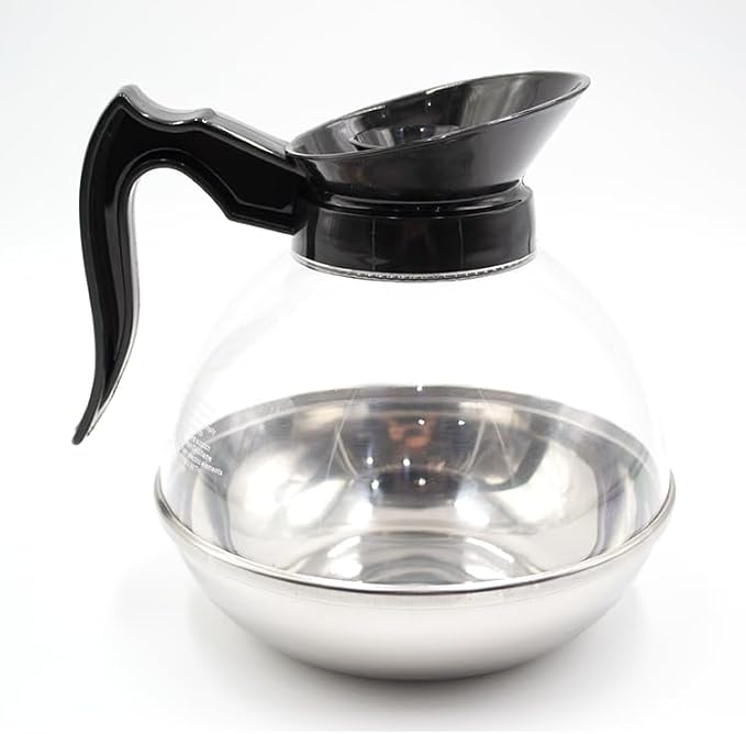 1 Pack Commercial Coffee Decanter 64oz 1.8L 12 Cup, Polycarbonate Plastic Body - Image 2