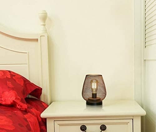 JHY DESIGN Set of 2 Metal Cage LED Lantern Battery Powered Cordless Accent Light - Image 5