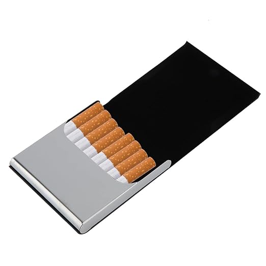 Yosoo Health Gear PU Leather Cigarette Case 10 Cigarettes Holder Hard Travel - Image 3