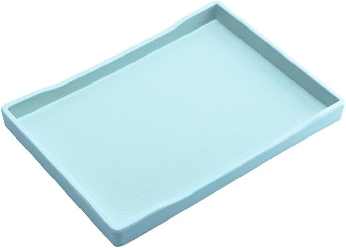 Small Blue Mini Serving Tray | for Serving Accessory, Perfume or Display Use. by VCREATC-VCREATEFORCUSTOMER