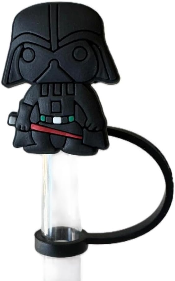 6 Pack 10mm Space Wars Straw Toppers, Fits Stanley and Simple Modern Tumblers - Image 2