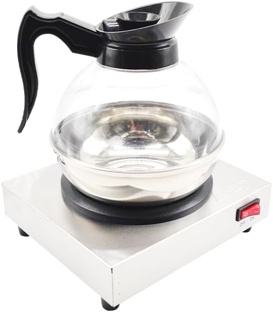 Commercial Coffee Decanter Warm Plate, Stainless Steel Structure - Image 4