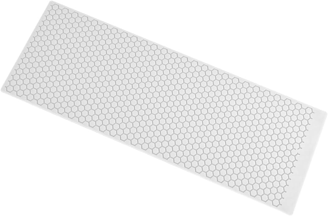 mostsom 3D Hollow Out Lace Mold Honey Shape Cake Mold Decorative Lace Mat Sugar Craft Silicone Pad Honeycomb Fondant Moulds Decorating Tools Baking (B_ Honeycomb)