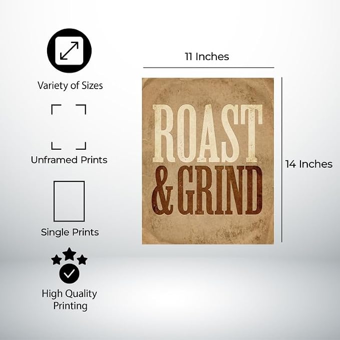 Lawrence Williams Designs Roast and Grind Poster - Image 2
